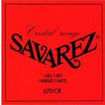 Savarez 570Cr Model Crystal Rouge Klasik Gitar Teli Tansiyon Forte