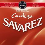 Savarez Klasik gitar telleri, New Cristal Cantiga 510CR standart tension kırmızı - set