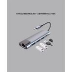 Savarga 4K HDMI Çıkışlı, Gigabit Ethernet'li Usb‑c Çoklu Port Hub