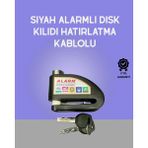 Savarga Yüksek Sesli 110DB Çelik Disk Kilidi Su Geçirmez