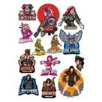 Savaşçı Kadın Sticker Set-1 12 Parça Telefon, Tablet, Defter, Laptop Sticker