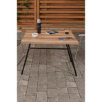 Savaşoğlu Home Decor Metal Ayaklı Katlanır Kamp Balkon Bahçe Piknik Masa Sehpa