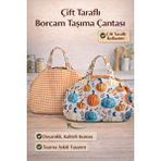 SAVEK El Yapımı Borcam, Tencere,tepsi Taşıma Çantası & Piknik Çantası 50X80CM –bağcıklı Ayarlanabilir - Turuncu - 50 x 80 cm