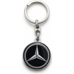 SAVEK Mercedes Anahtarlık Damla Baskılı Şık ve Hafif Oto Anahtarlık Hediyelik Araba Aksesuar - Siyah