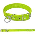 Savex Dokuma Kopek Boyun Tasmasi Yesil 4*70 Cm