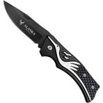 Savex Katlanır Cep Çakısı - Karbon - SDR-001 - Leylek Motifli