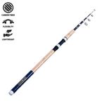 Savex Teleskopik Karbon Spin Olta Kamışı - Ocean - 210cm 40/80 Gr - Mantar Sap