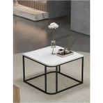 Savita Home Damla Orta Sehpa - 50 cm - Beyaz