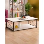 Savita Home Orta Sehpa Double Minimalist - Beyaz