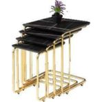 Savita Home Sonata Hg Zigon Sehpa Modern Tasarım Dayanıklı Metal Ayak Şık Salon Mobilyası