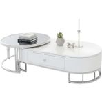 Savita Home Vega Orta Sehpa - beyaz&antrasit