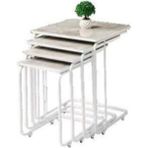 Savita Home Zigon Sehpa Hg Rambla Modern Tasarım Dayanıklı Metal Ayak Şık Salon Mobilyası
