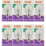 Şavk 12W 4000K (Günışığı) E27 Duylu LED Ampul (8 Adet) - Gün Işığı