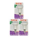 Şavk 6W LED R50 Ampul, 420Lm, Beyaz Işık, E14 Duylu, 3 Adet