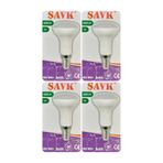 Şavk 6W LED R50 Ampul, E14 Duylu, Beyaz Işık (6500K), 4 Adet