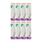 Şavk LED Ampul, 5,5W, 420Lm, Beyaz Işık, E14 Duylu, 8 Adet