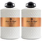 Savon de Royal Luxury Vegan Sıvı Sabun White Pearl 2,5 lt, Misk, Vanilya (2 paketi)