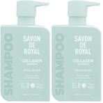 Savon de Royal Miracle Şampuan 500 ml | Ince Telli Saçlar | Canlandırıcı Etkili | Kolajen | Tuz Içermez (2 paketi)