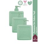 Savon De Royal Provence Luxury Sıvı Sabun Yeşil 500 ml 3 Adet | Dağ Esintisi | Vegan, Nemlendirici