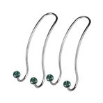 SAVORI Otomatik Kancalar Lüks Araba Askıları Düzenleyici Koltuk Başlığı Kancaları Güçlü ve Dayanıklı Arka Koltuk Askısı Depolama Evrensel SUV Kamyon Aracı için 2'li Paket (Koyu Yeşil)