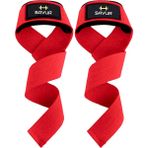 Savur Padded Lifting Straps / Crossfit Halter Kayışı - Kırmızı - Standart