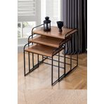 Sawoli Home Viole Ceviz Zigon Sehpa