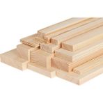 Sawood 2 cm x 4 cm x 50 cm Silinmiş Kereste 6 Adet