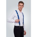 Sax Mavi Erkek Pantolon Askısı
