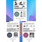 Say Yayınları Ingiliz Edebiyatı 101, Türk Edebiyatı 101, Amerikan Edebiyatı 101(3KİTAP)