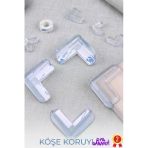 Sayarmarkt 4’Lü Sehpa Masa Köşe Koruyucu Şeffaf Koruma Aparatı