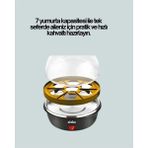 Sayarmarkt 7 Kapasiteli Pratik Yumurta Haşlama Makinesi - Çok Renkli