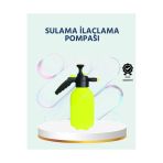 Sayarmarkt Basınçlı El Pompası 2 Litre Bakır Nozul Ayarlı Jet ve Dağınık Atım