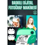 Sayarmarkt Çocuklar Için Anlık Termal Fotoğraf Makinesi Taşınabilir - Çok Renkli