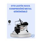 Sayarmarkt Dc 12V Metal Hava Kompresörü Araç Lastik Şişirme 35L/Dk