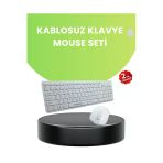 Sayarmarkt Ergonomik Kablosuz Klavye Mouse Takımı - Tam Boy, Sessiz ve Güvenilir