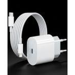 Sayarmarkt iPhone 14 13 12 11 Uyumlu 20W Hızlı Şarj Adaptörü Lightning Kablo Seti - Çok Renkli