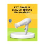 Sayarmarkt Katlanır Gövdeli Saç Kurutma Makinesi Ev Ve Valiz Kullanımı