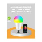 Sayarmarkt Kullanışlı Kumanda Destekli Çok Renkli Akıllı Led Ampul