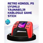 Sayarmarkt P5 Retro Oyun Konsolu | Ergonomik Tasarım, Taşınabilir
