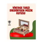 Sayarmarkt Piyano Şeklinde Balerinli Müzik Kutusu Takı Bölmeli Şık Model Vitrin