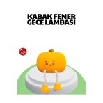 Sayarmarkt Şarjlı Pumpkin Led Masa Lambası Zamanlayıcılı Dokunmatik