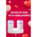 Sayarmarkt Sevgiliye Hediye LED Işıklı Hava Nemlendirici USB Şarjlı Sevgiliye Özel - Çok Renkli