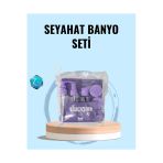 Sayarmarkt Taşınabilir 5’li Seyahat Banyo Seti Şampuanlık Sprey Krem Kutusu