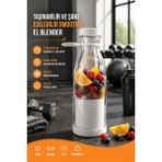 Sayarmarkt Tek Tuş Kontrollü Kablosuz Smoothie ve Milkshake Blenderı - Çok Renkli