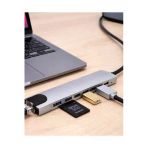 Sayarmarkt USB C Çoklu Port Adaptör HDMI USB Ethernet Sd Kart Hub