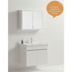 Saydam Banyo Bella 65 cm Banyo Dolabı Takımı (Granit Lavabo) - 60 cm