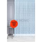 SAYDEMİR HOME Lüks Tül Perde Yıldız Desenli Çoçuk Odası Tülü SIK PİLE MAVİ RENK