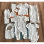 Saye Kids Yenidoğan 10LU Hastane Çıkış Seti - Beyaz - Bej