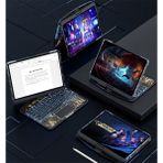 Sayemons JP11 iPad Pro 11 (2022) Kılıf Vales Dönen Ledli Klavyeli Tablet Kılıfı - Siyah - Belirtilmemiş