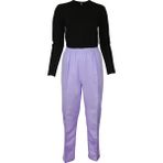 Saygınlar Pantolon Bel Lastikli - Alpaka Lila - XL